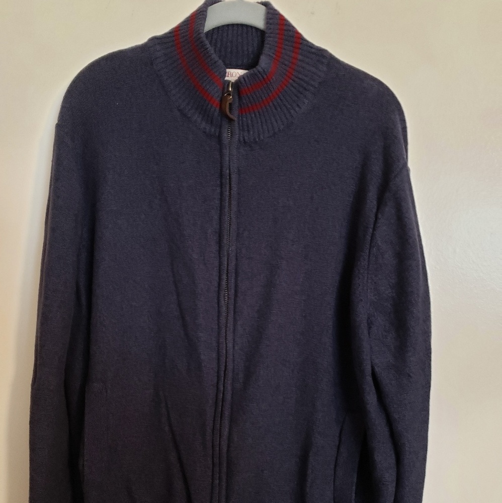 Merona navy blue zipper cardigan